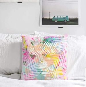 💛Gorgeous Spring Colors Leaf Pillow Case